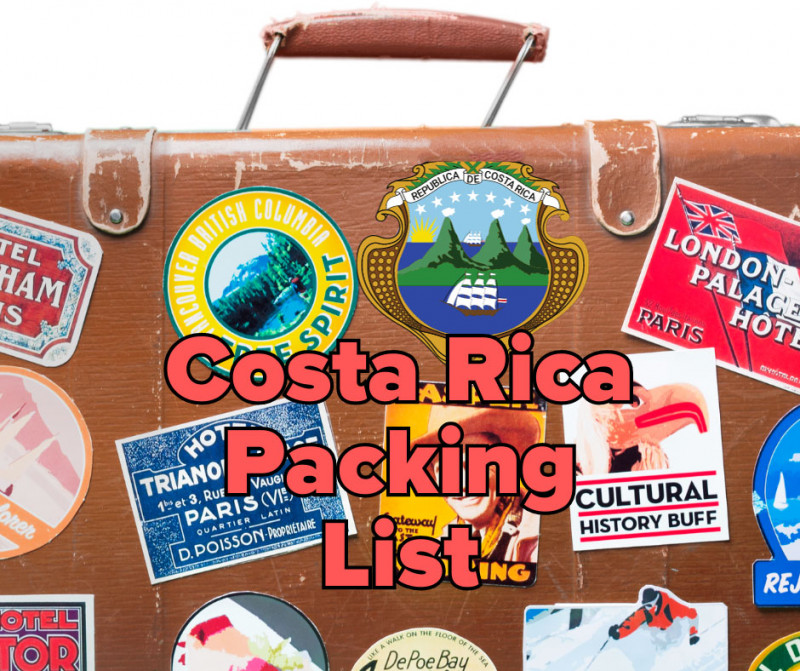 Costa Rica Packing List