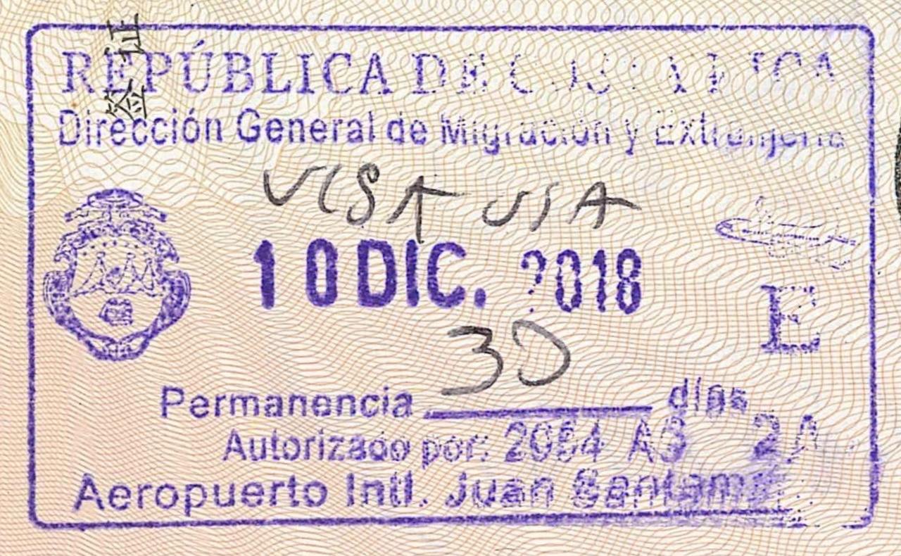 Visas in Costa Rica
